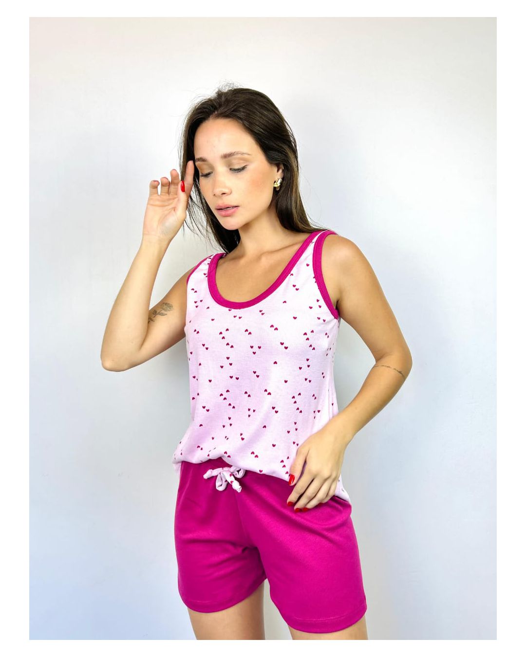 Pijama Canelado Camila - Mimo de Renda