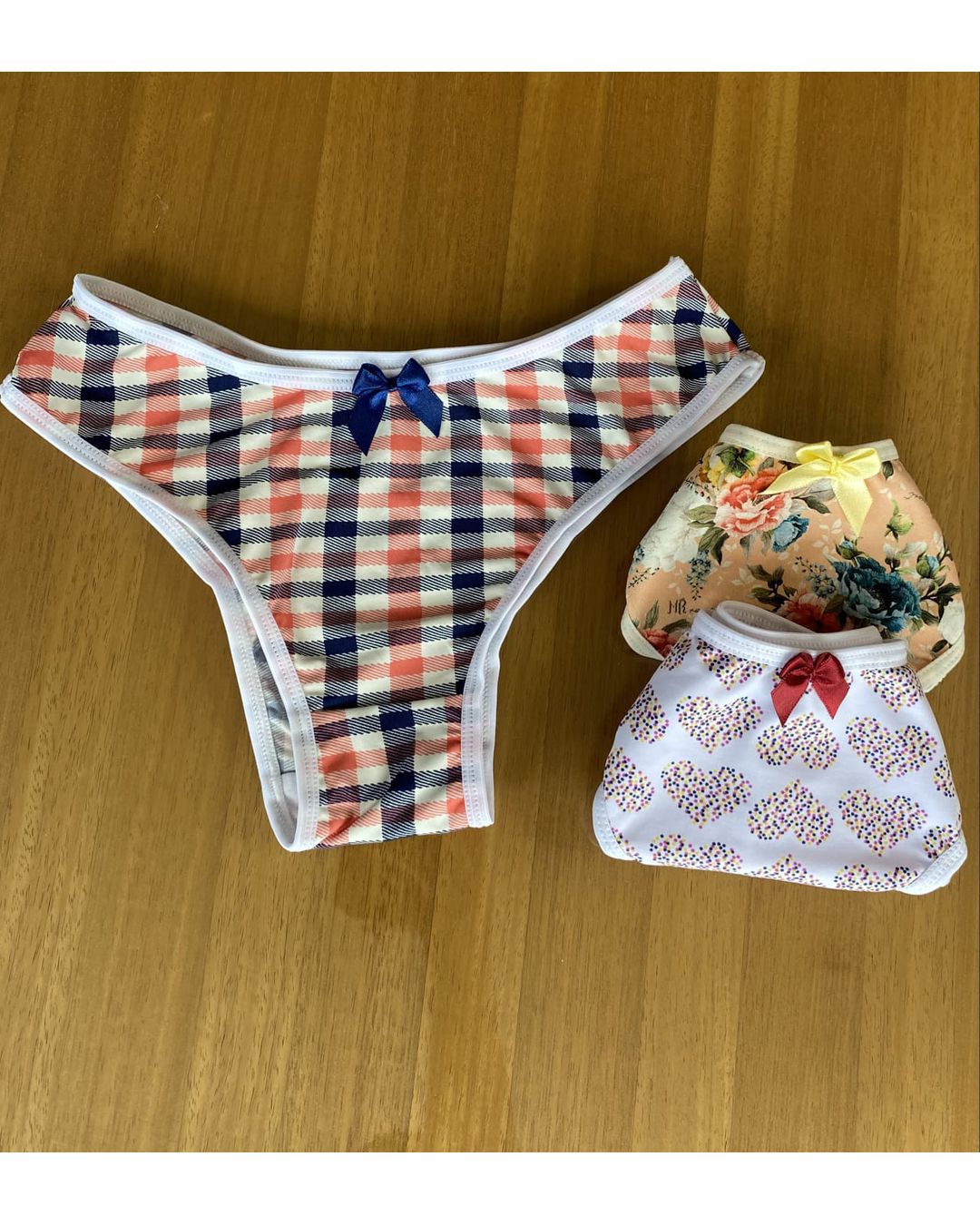 Kit Calcinhas 3 Unidades Estampas Diversas - Mimo de Renda