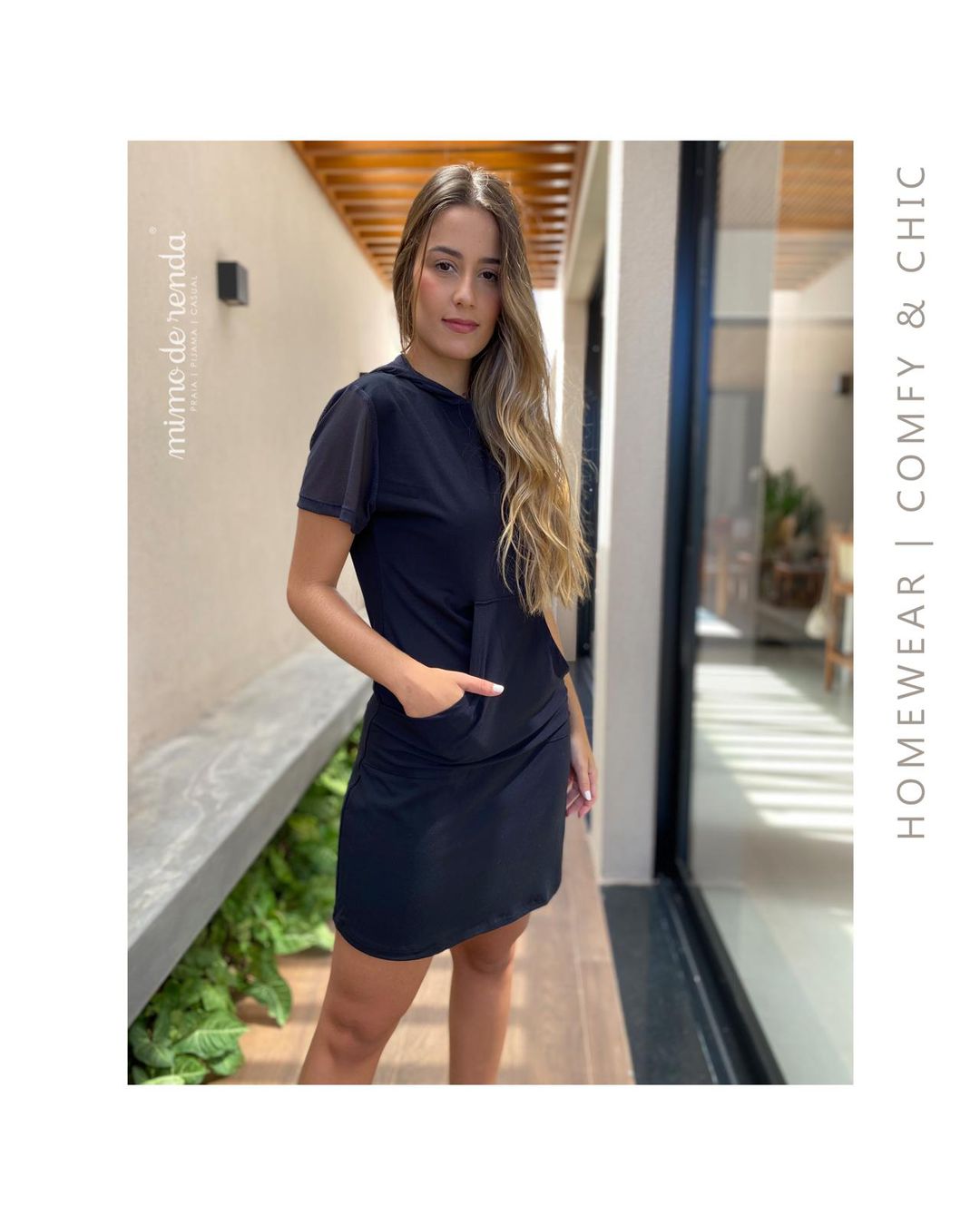 Vestido com Capuz Ana Flavia - Mimo de Renda