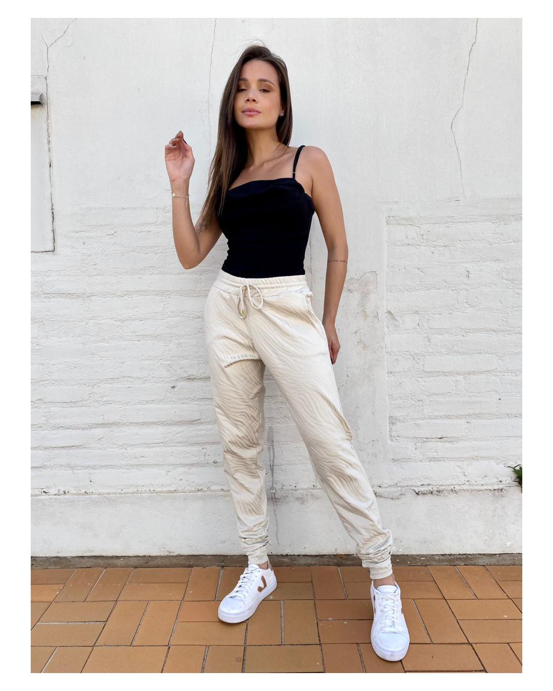 CALÇA JOGGER OFF WHITE - Mimo de Renda