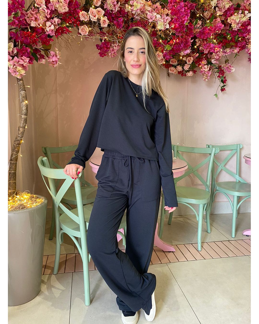 Conjunto Comfy Lígia Preto - Mimo de Renda