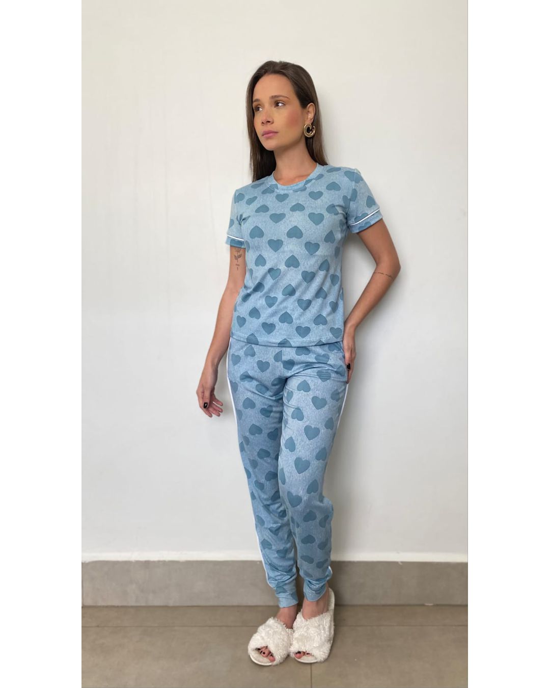 Pijama Longo Gisele - Mimo de Renda