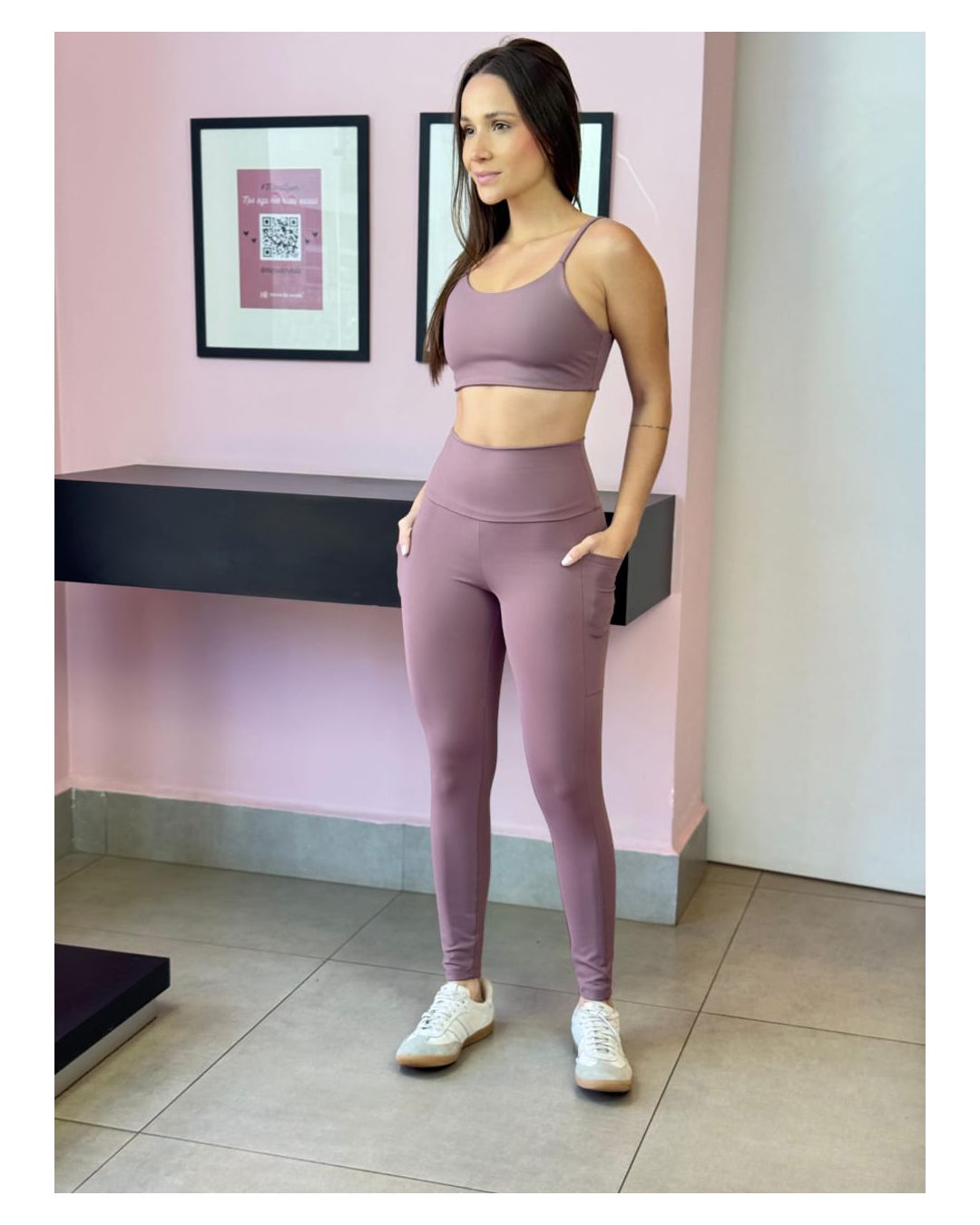 CONJUNTO FITNESS BALI NUDE - Mimo de Renda