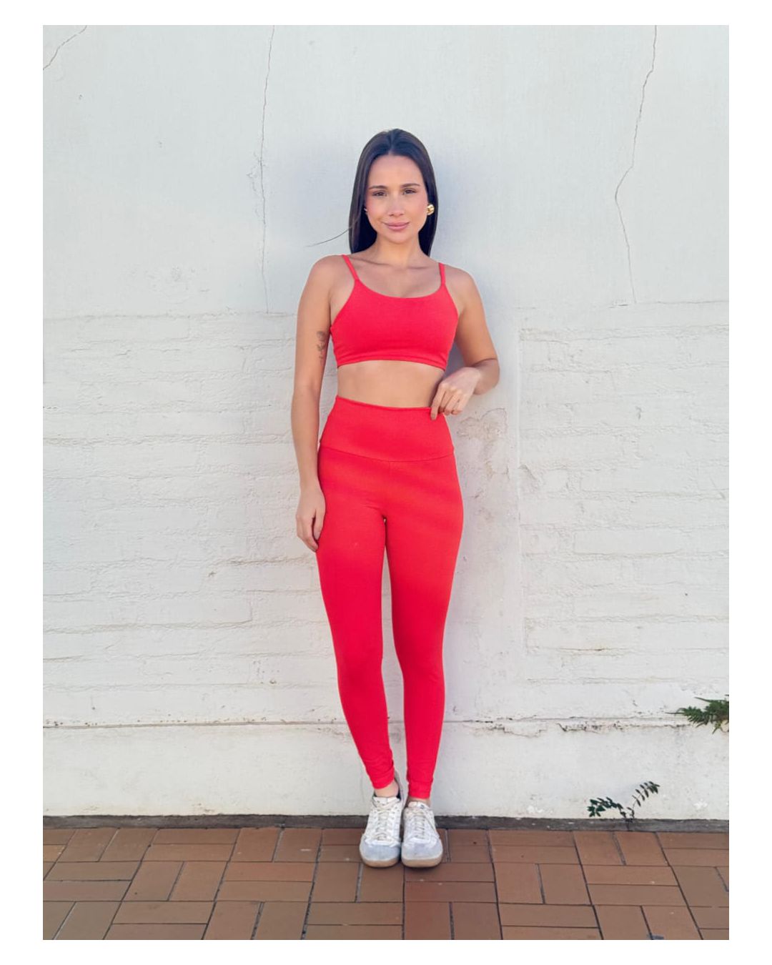 CONJUNTO FITNESS BALI LARANJA - Mimo de Renda