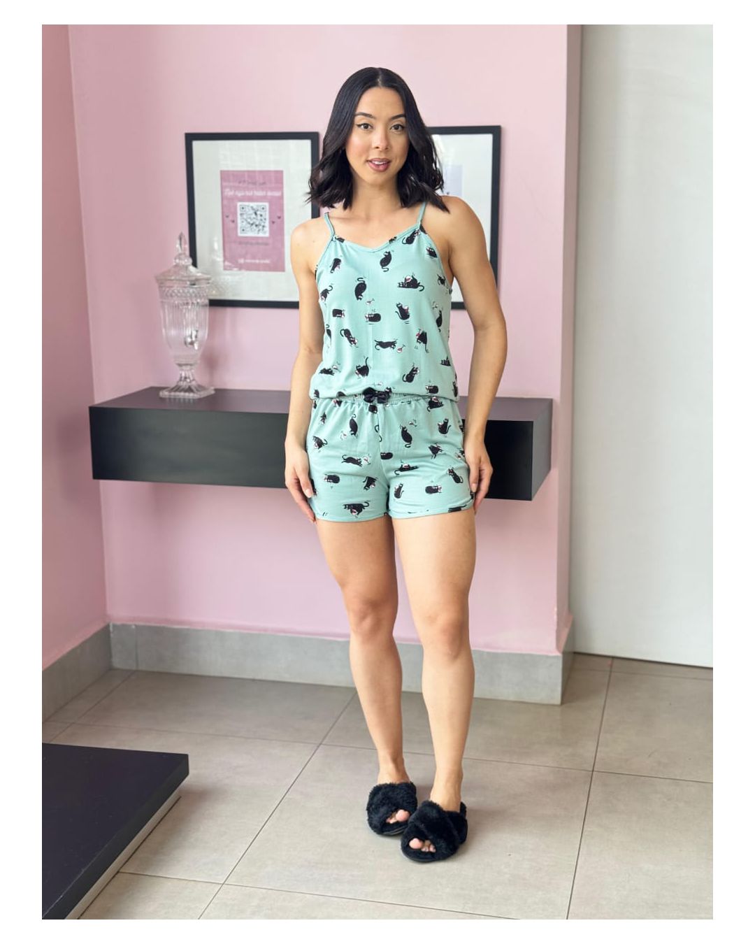 PIJAMA VISCO ESTAMPADO - Mimo de Renda