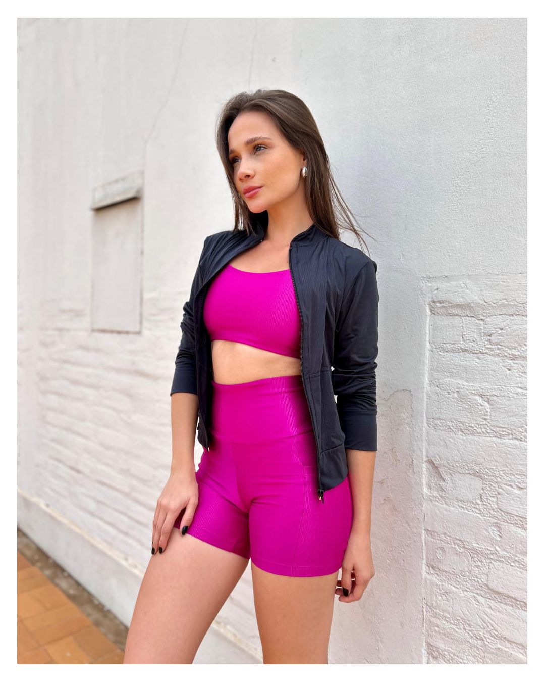 JAQUETA DRY FIT PRETO - Mimo de Renda