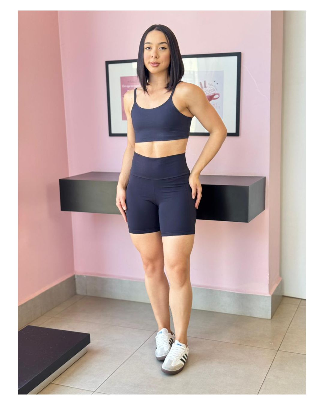 CONJUNTO FITNESS PRIME PRETO - Mimo de Renda