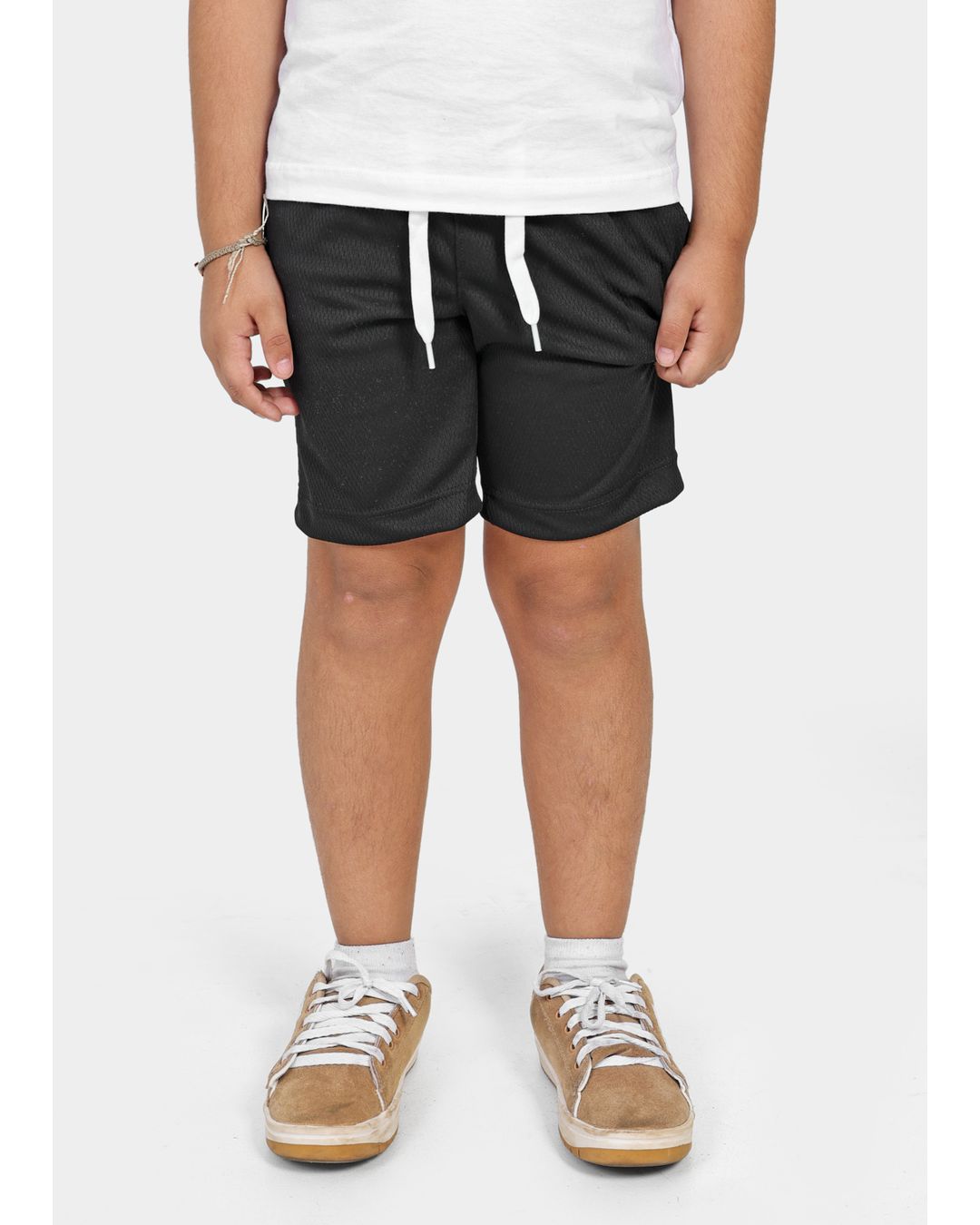 Bermuda DryFit Infantil Preta - Techmalhas
