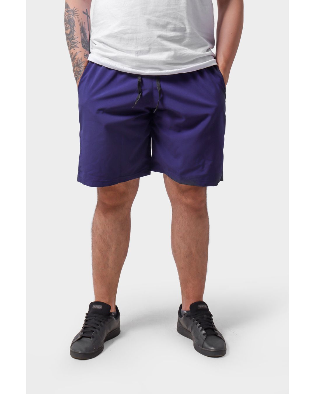 Bermuda Masculina Tactel Básica Azul - Techmalhas