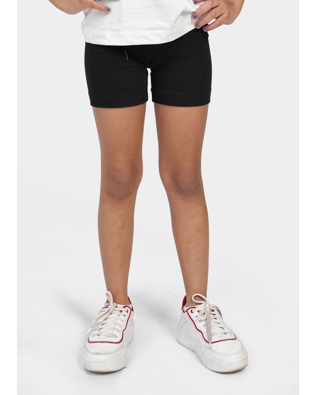 Bermuda Leggin Infantil Preto - Techmalhas