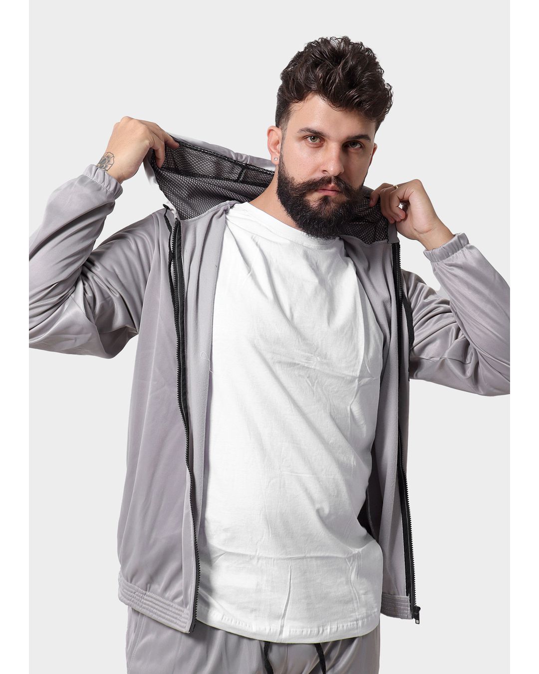 Blusa Masculina Básica Chimpa Cinza - Techmalhas