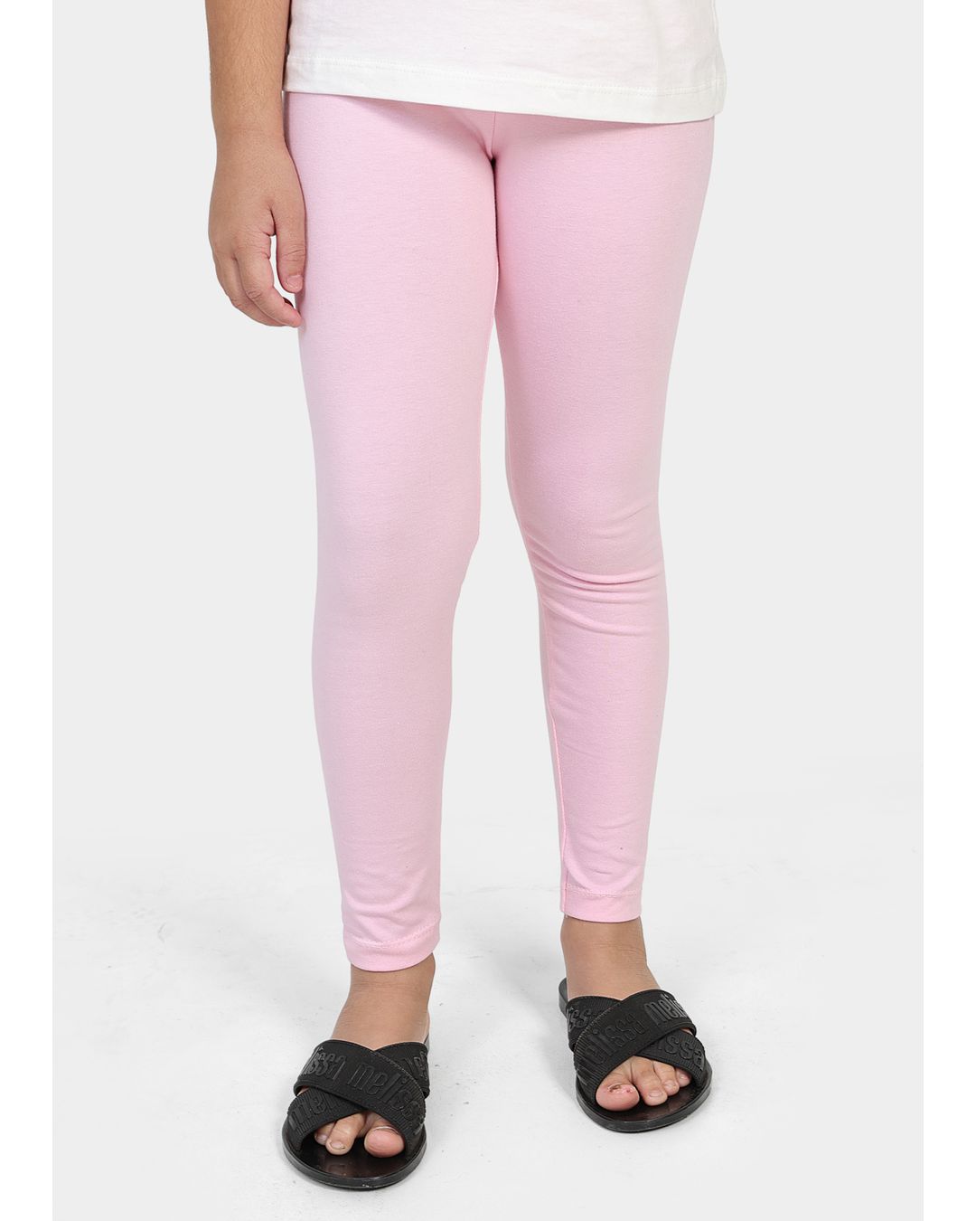 Calça Leggin Infantil Rosa - Techmalhas