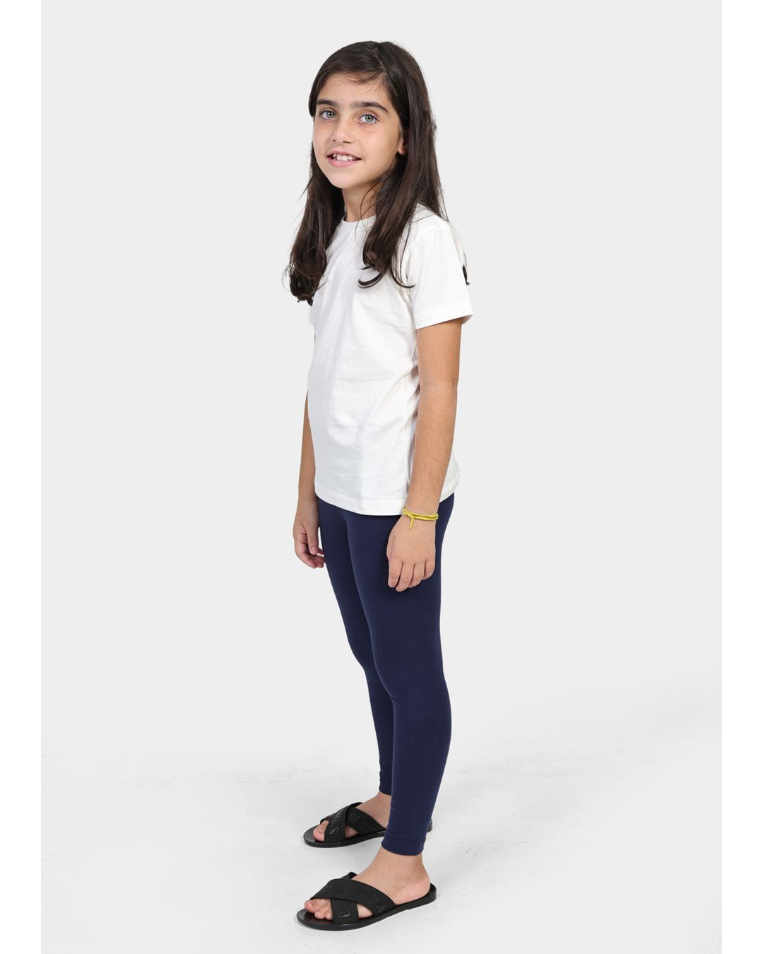 Calça Leggin Infantil Azul Marinho - Techmalhas