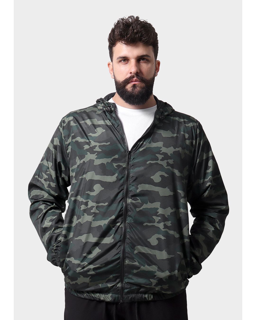 Jaqueta Corta Vento Masculina Impermeável Camuflad... - Techmalhas