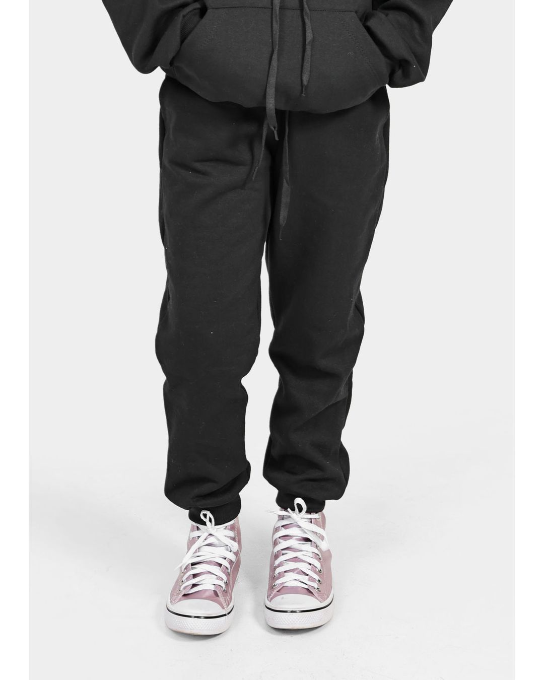 Calça Moletom Infantil Preto - Techmalhas