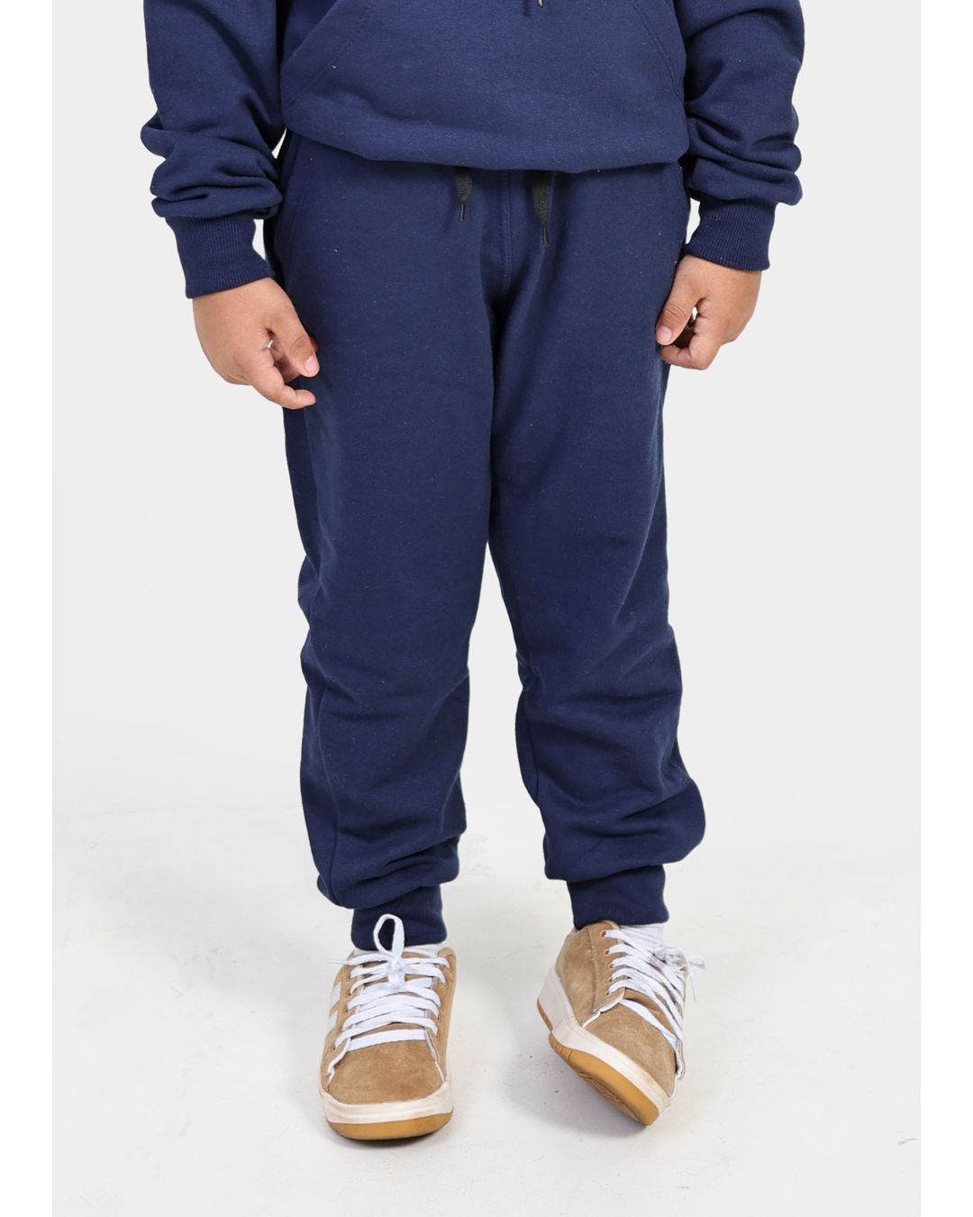 Calça Moletom Infantil Azul Marinho - Techmalhas