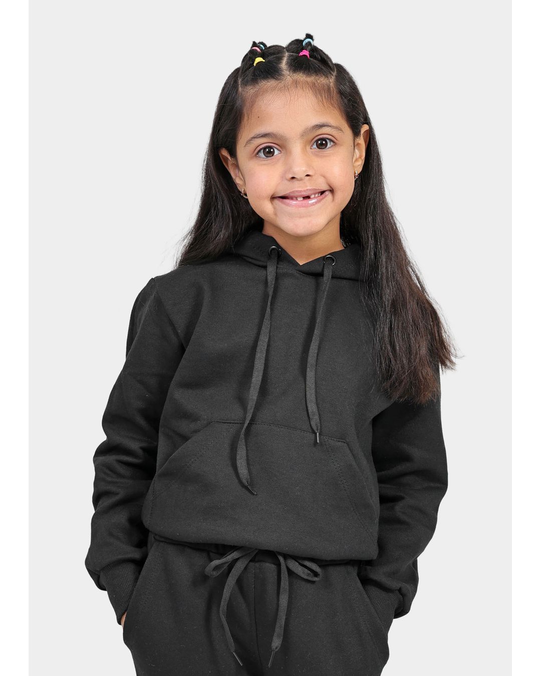 Moletom Canguru Infantil Preto - Techmalhas