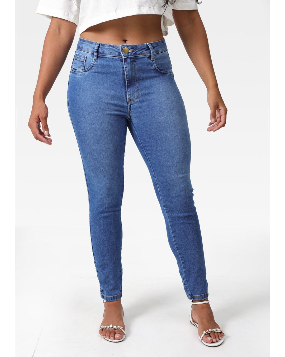 Calça Jeans Feminina Cigarret - Techmalhas