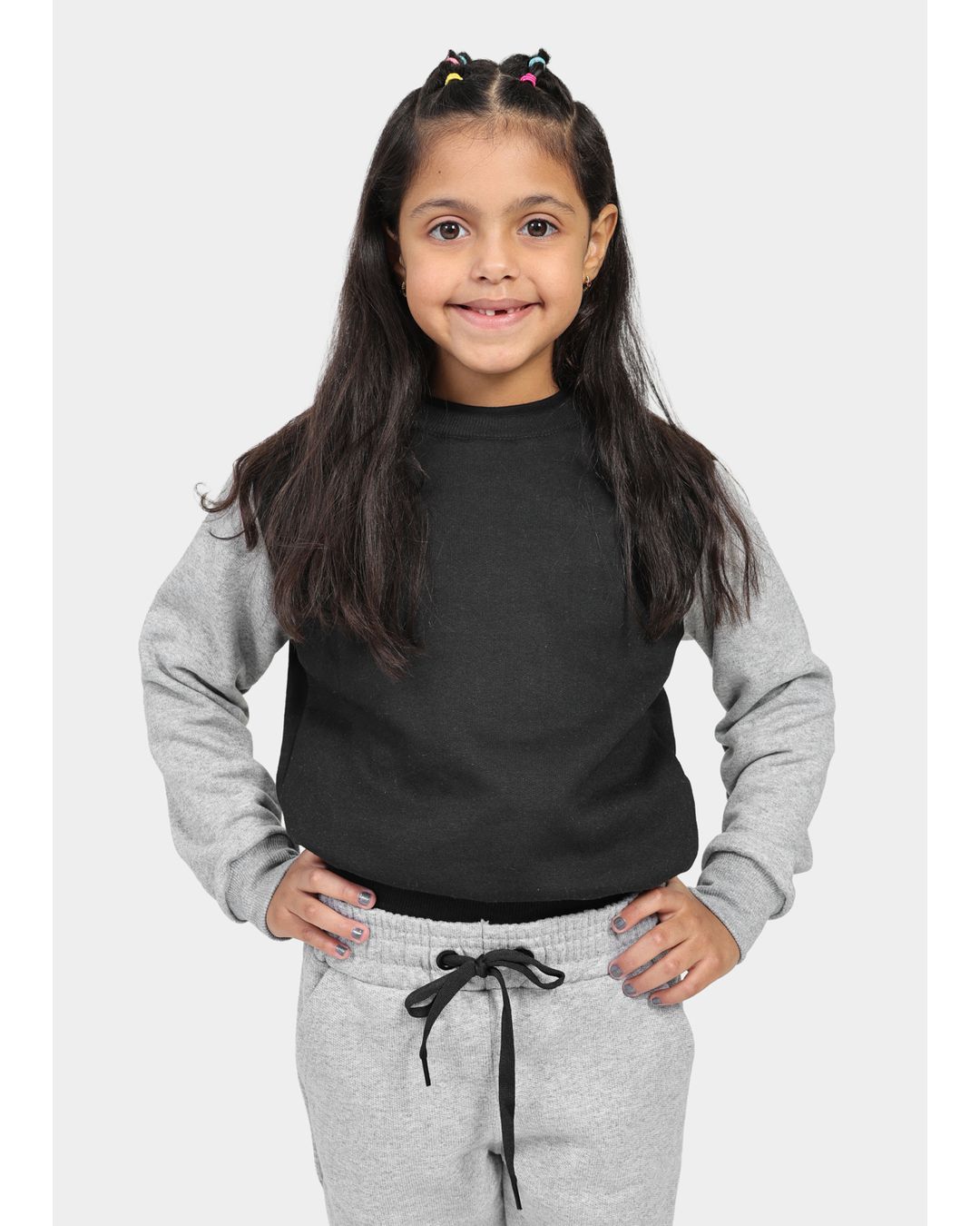Moletom Infantil Careca Duo Cinza - Techmalhas