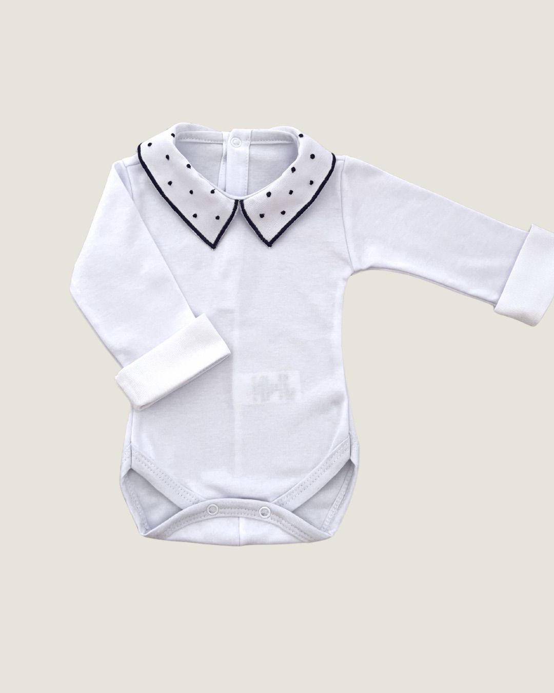 Body Poá Azul Marinho