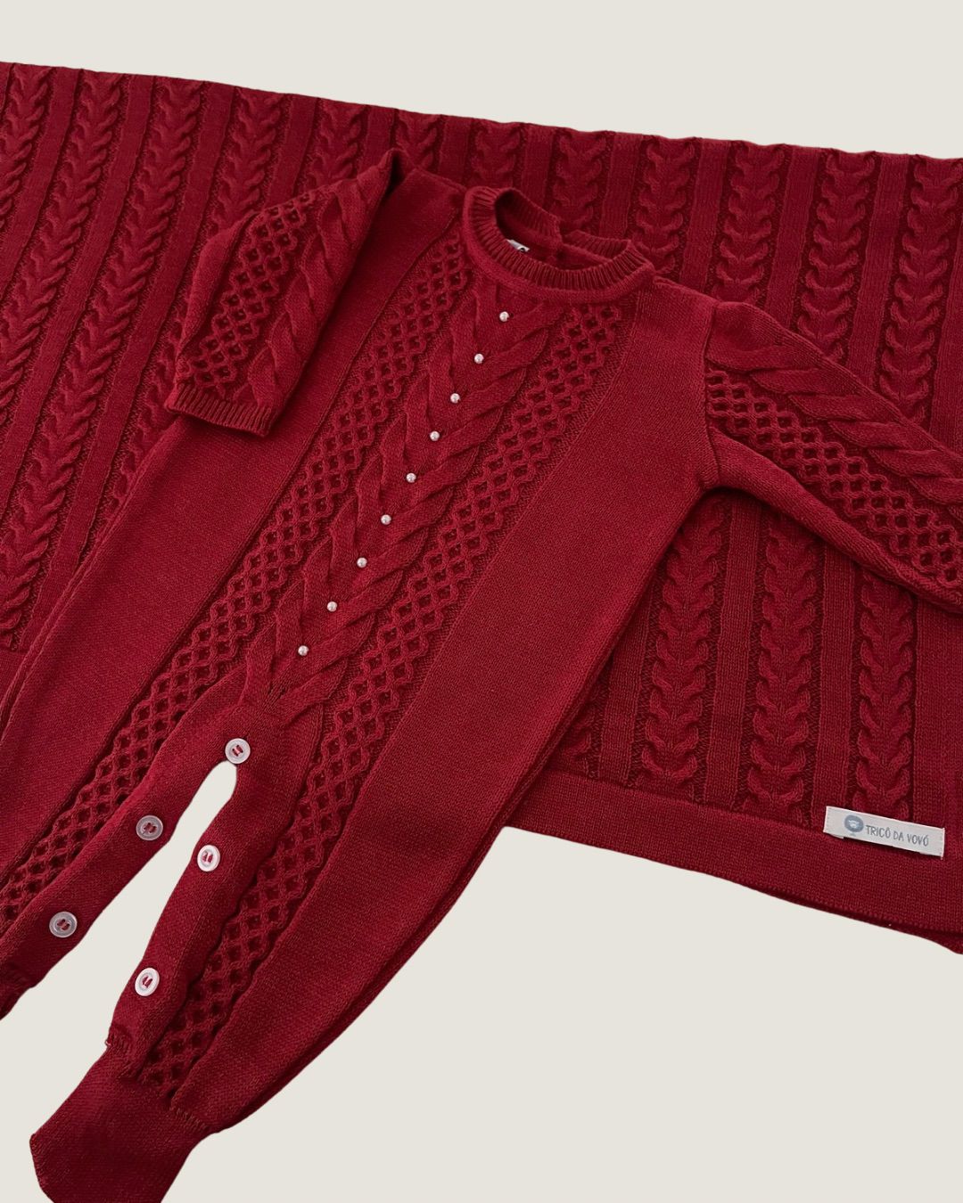 Macacão Mônaco Vermelho Carmin