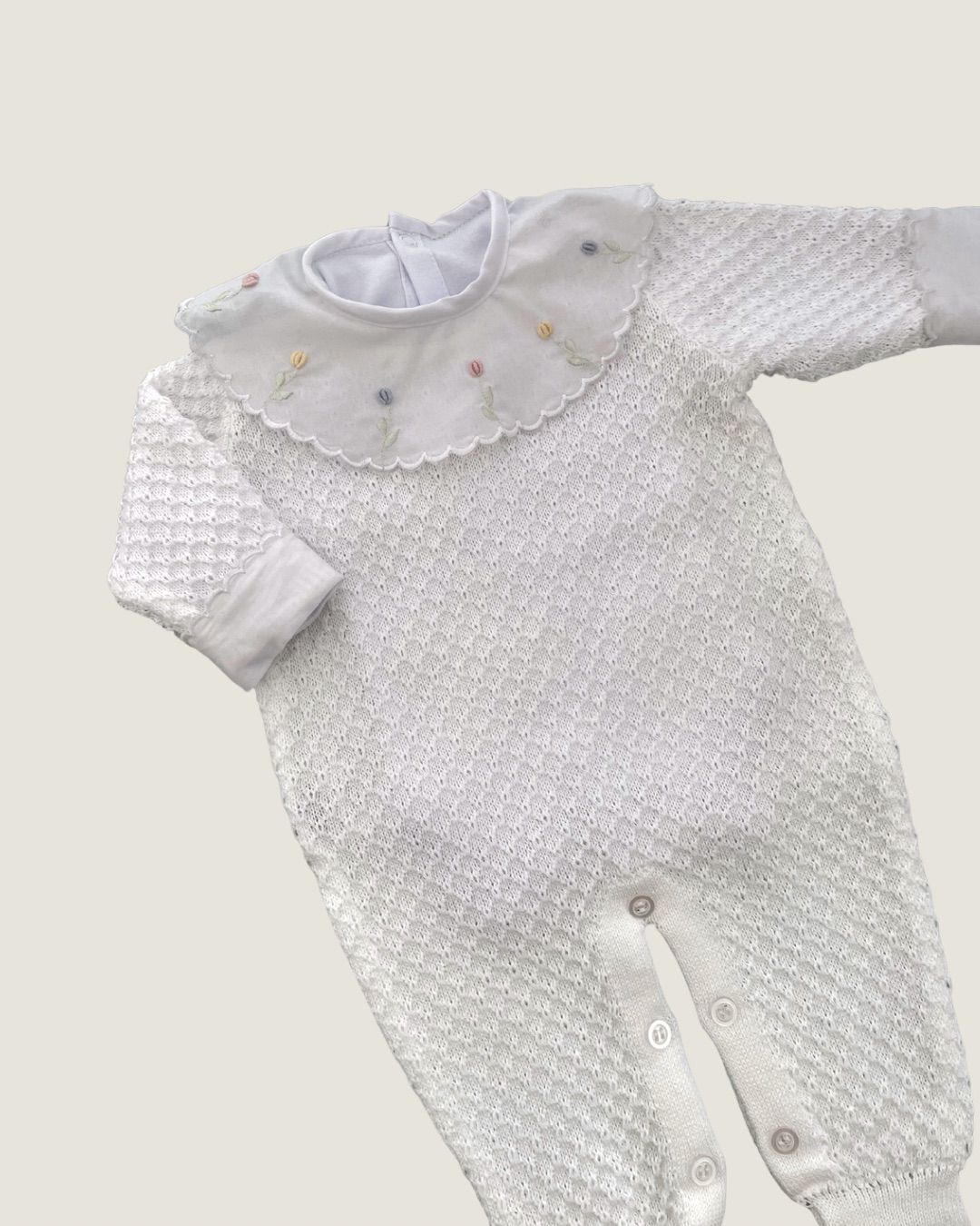 Macacão Pipoquinha Fem. Branco