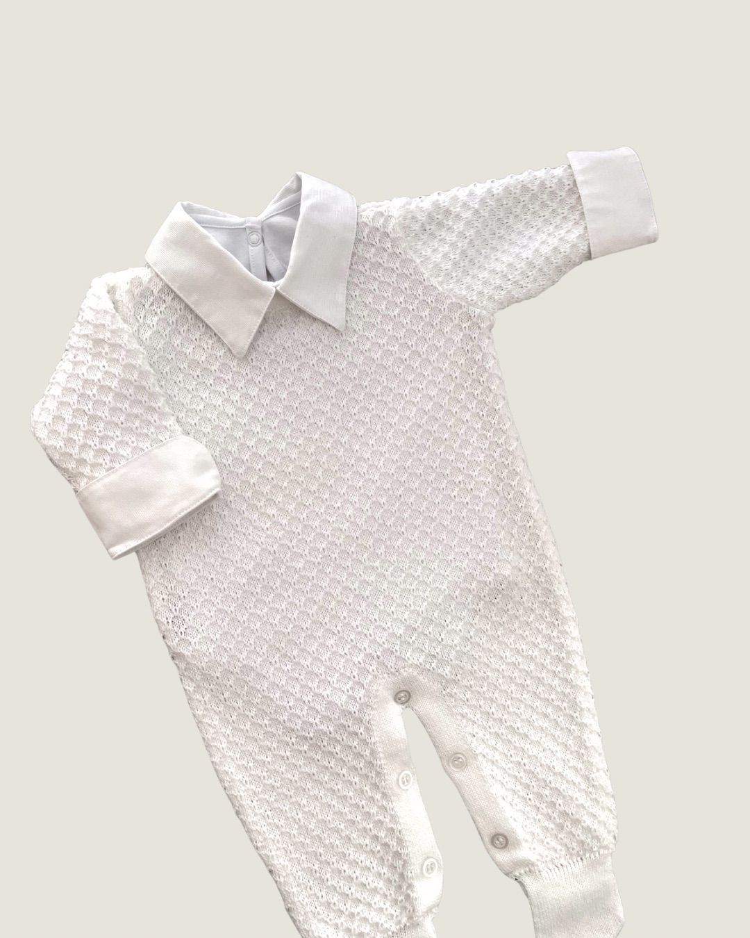 Macacão Pipoquinha Branco