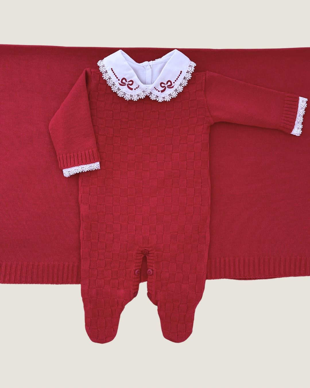 Saída maternidade Veneza Fem. Vermelha