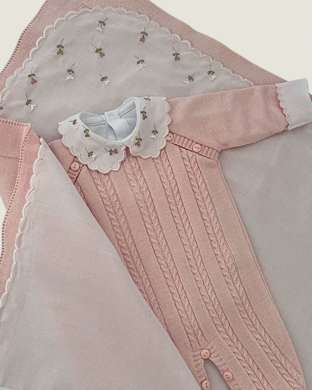 Saída Maternidade Firenze Fem. Rosa Bebê