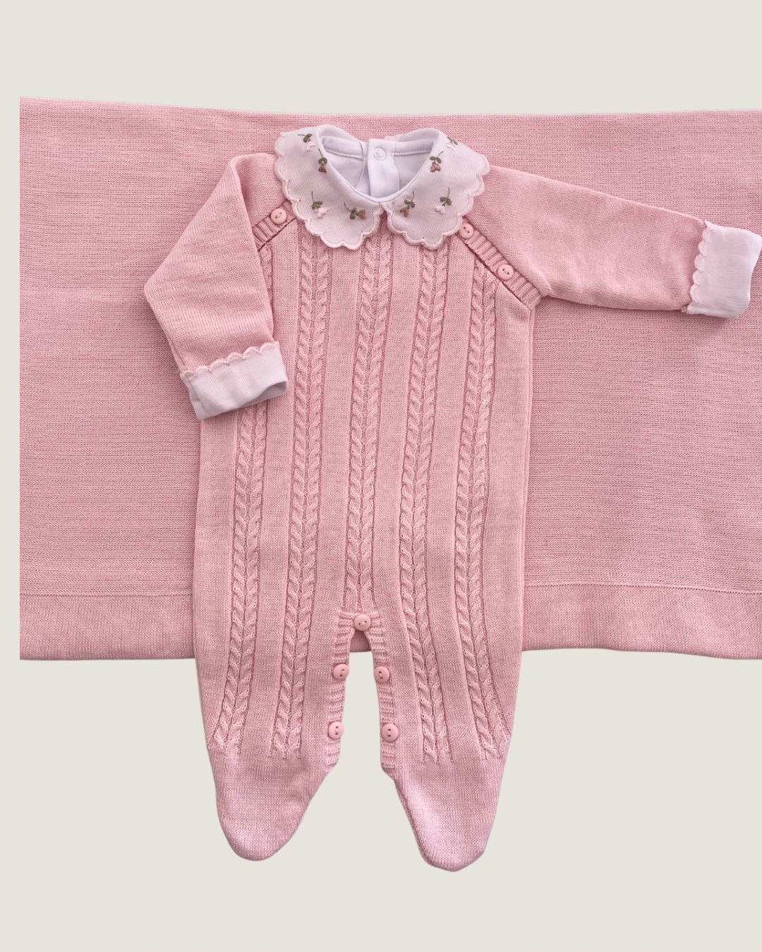 Saída Maternidade Firenze Fem. Rosa Bebê