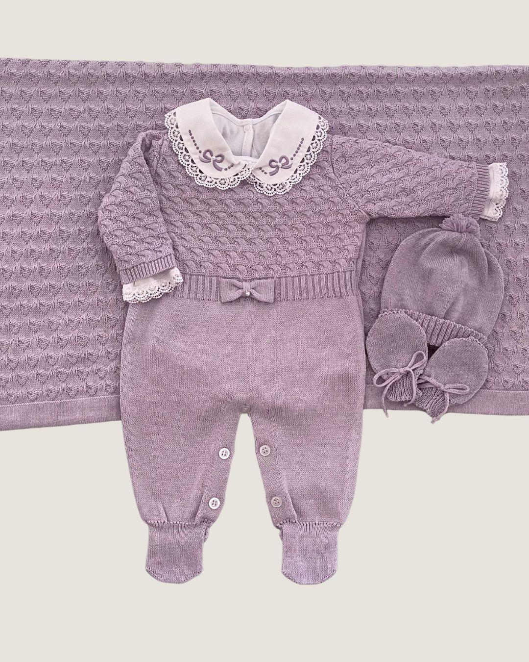 Saída Maternidade Aurora Lavanda