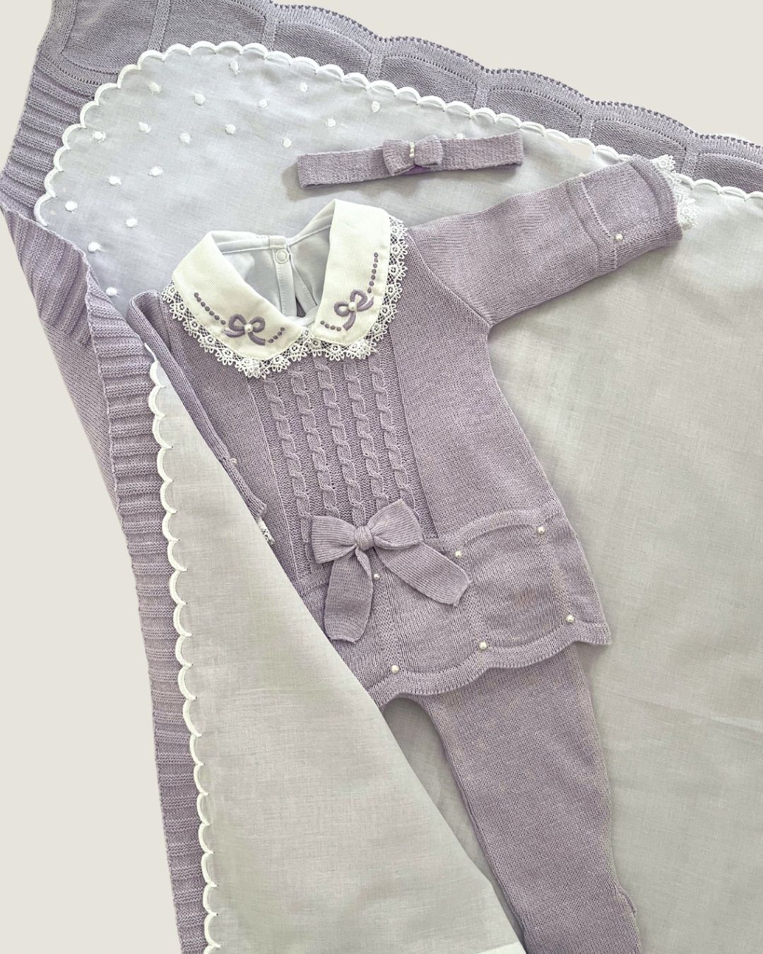 Saída Maternidade Liz Lavanda