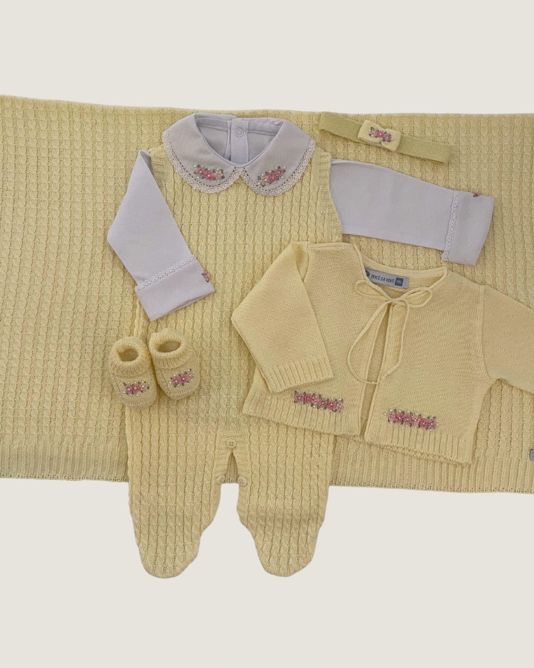 Saída Maternidade Paris Fem. Amarela