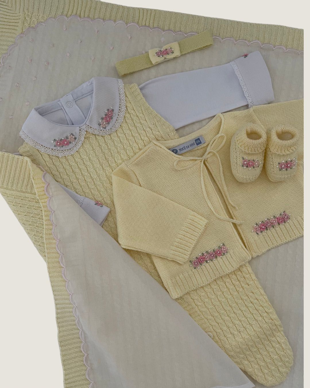 Saída Maternidade Paris Fem. Amarela