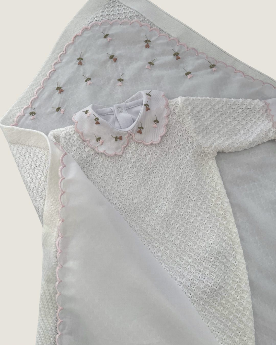 Saída Maternidade Pipoquinha Fem. Branca