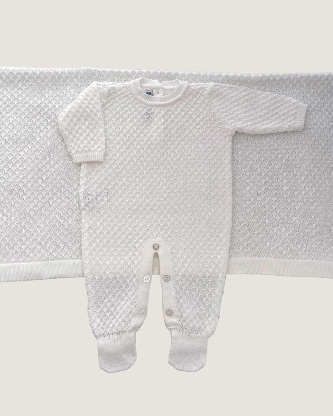 Saída Maternidade Pipoquinha Branca