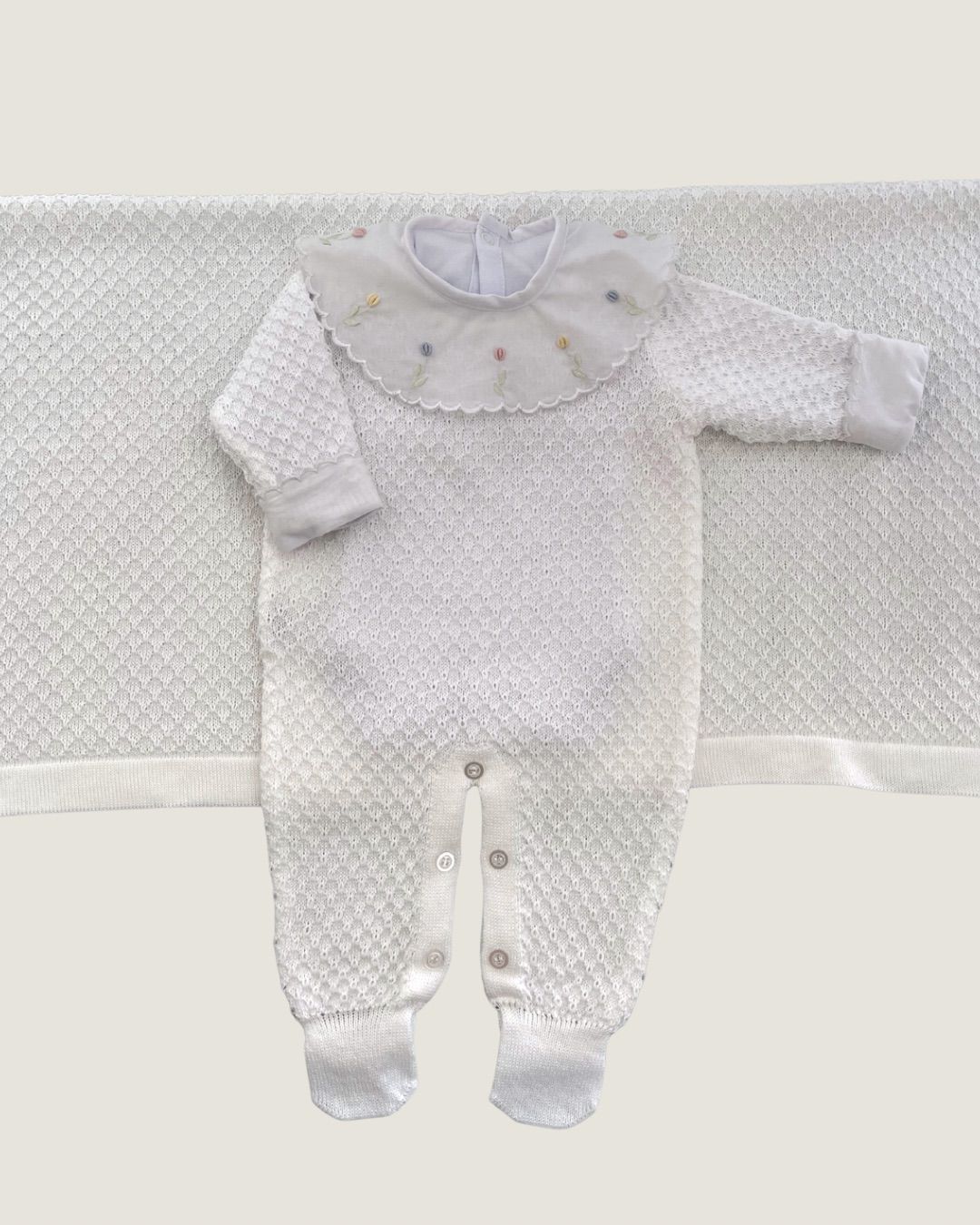 Saída Maternidade Pipoquinha Fem. Branca