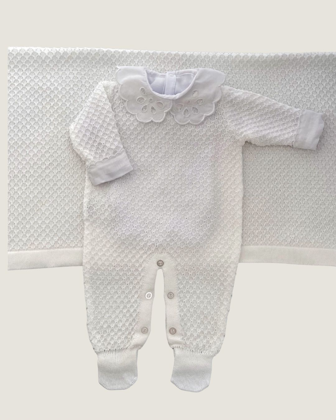 Saída Maternidade Pipoquinha Fem. Branca