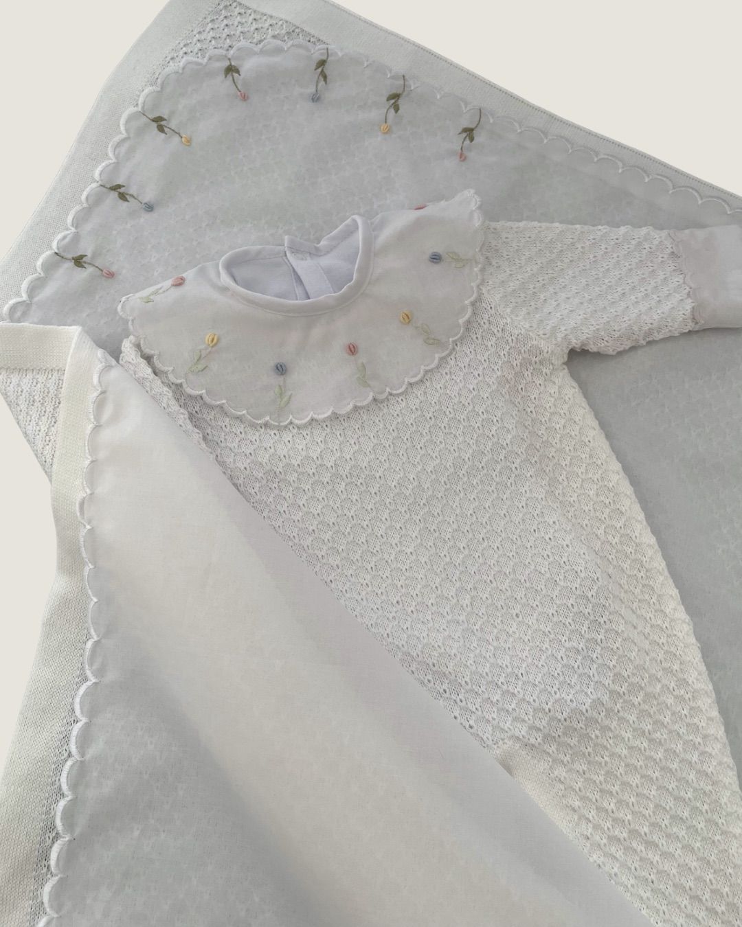 Saída Maternidade Pipoquinha Fem. Branca