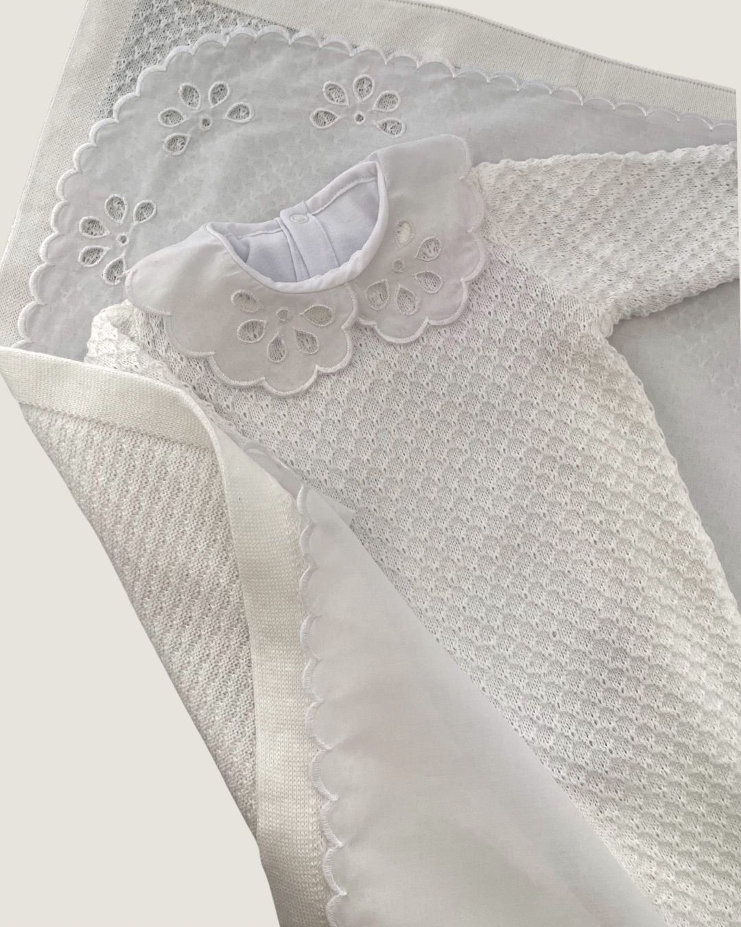 Saída Maternidade Pipoquinha Fem. Branca