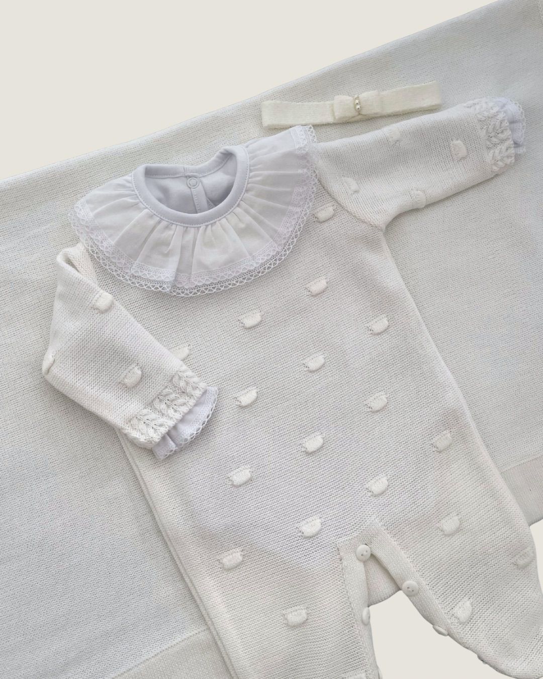 Saída Maternidade Poá Fem. Branca