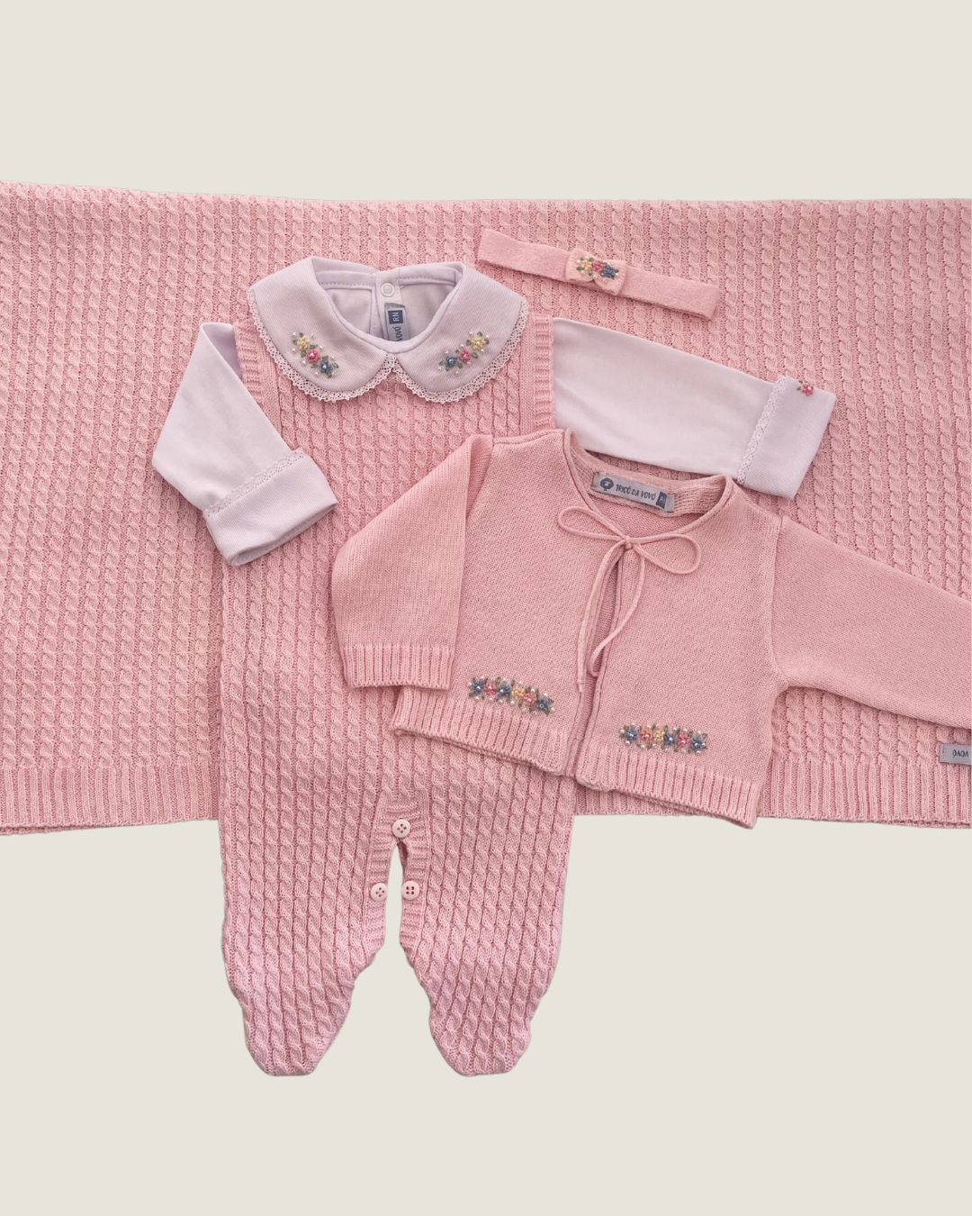 Saída Maternidade Paris Rosa Bebê