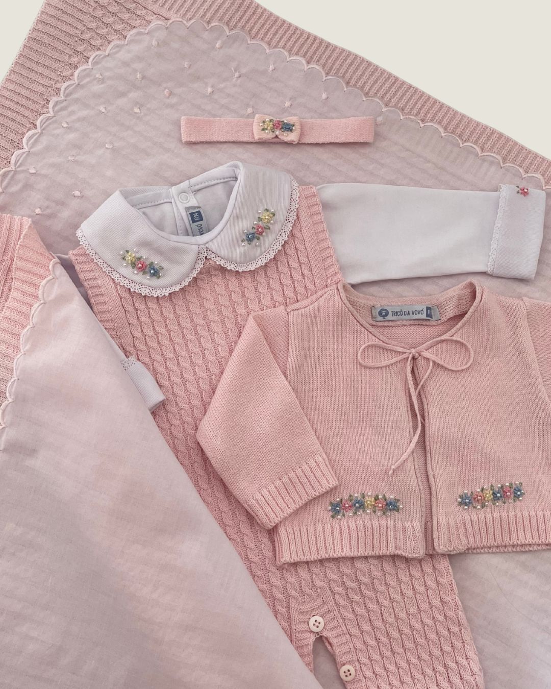 Saída Maternidade Paris Rosa Bebê