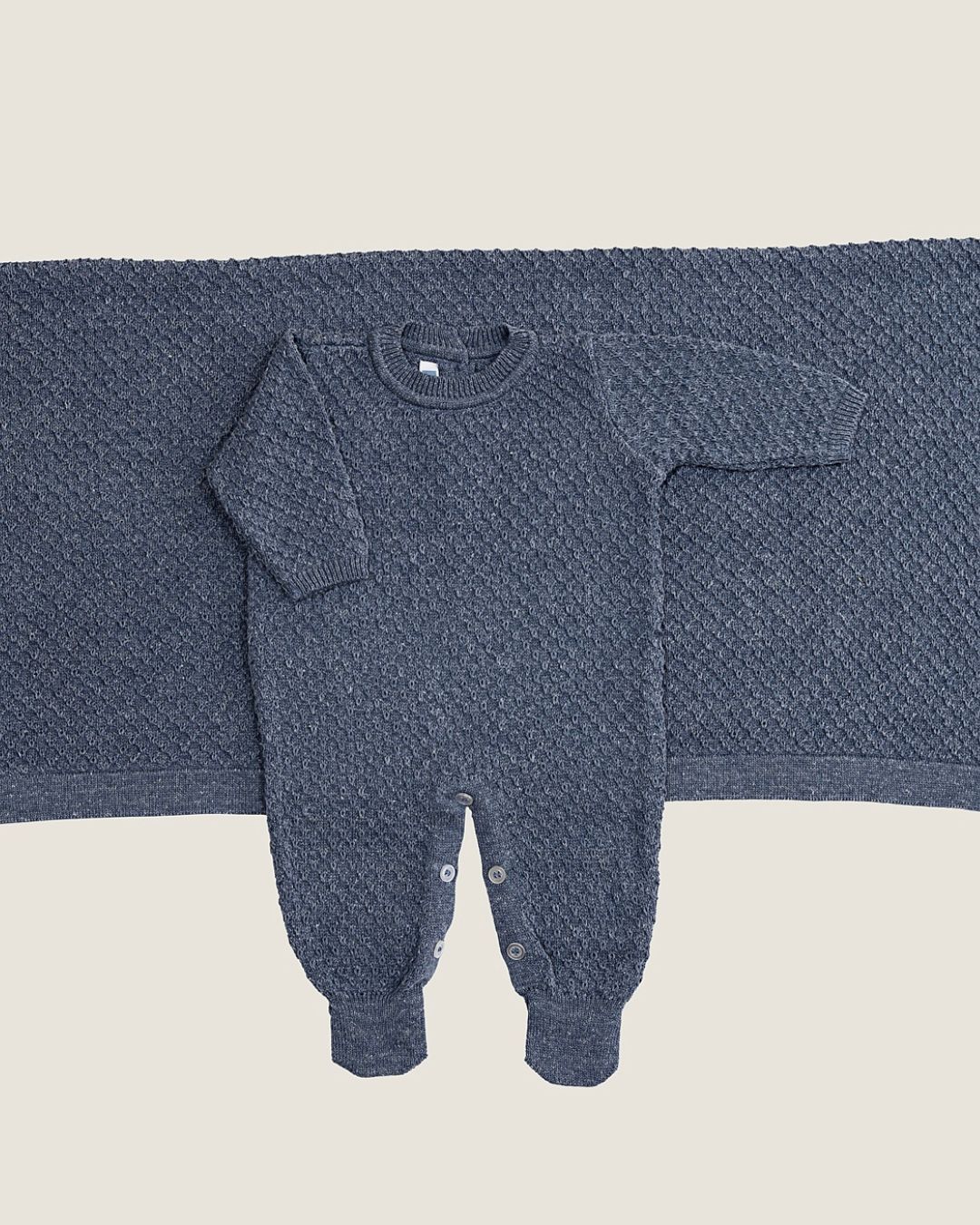 Saída Maternidade Pipoquinha Azul Jeans
