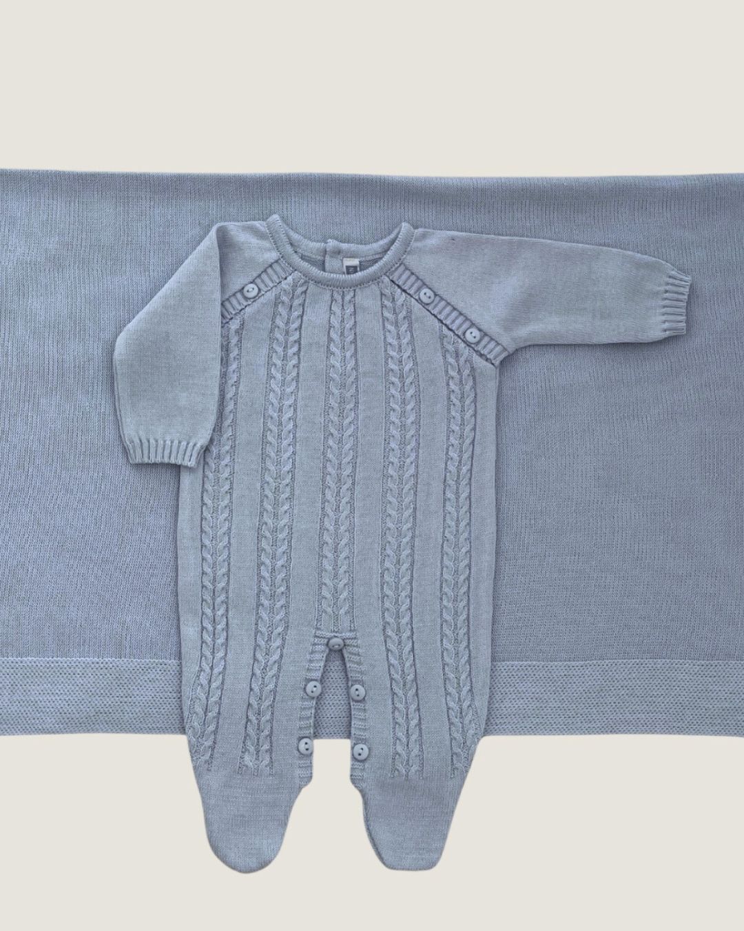 Saída Maternidade Firenze Azul Bebê