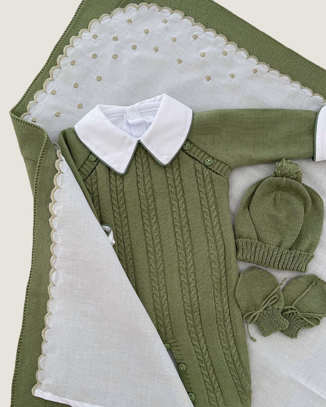 Saída Maternidade Firenze Verde Plantação