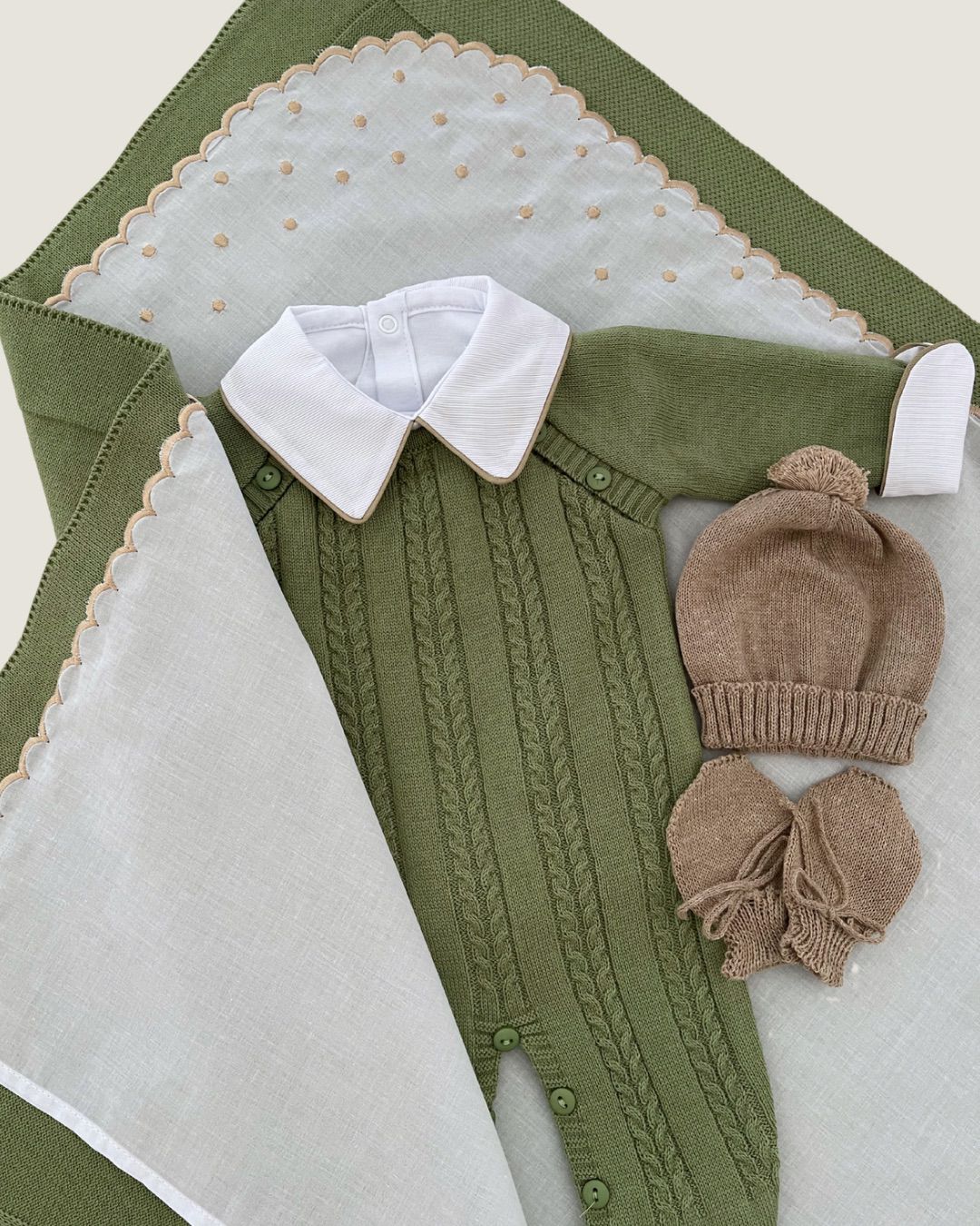 Saída Maternidade Firenze Verde Plantação