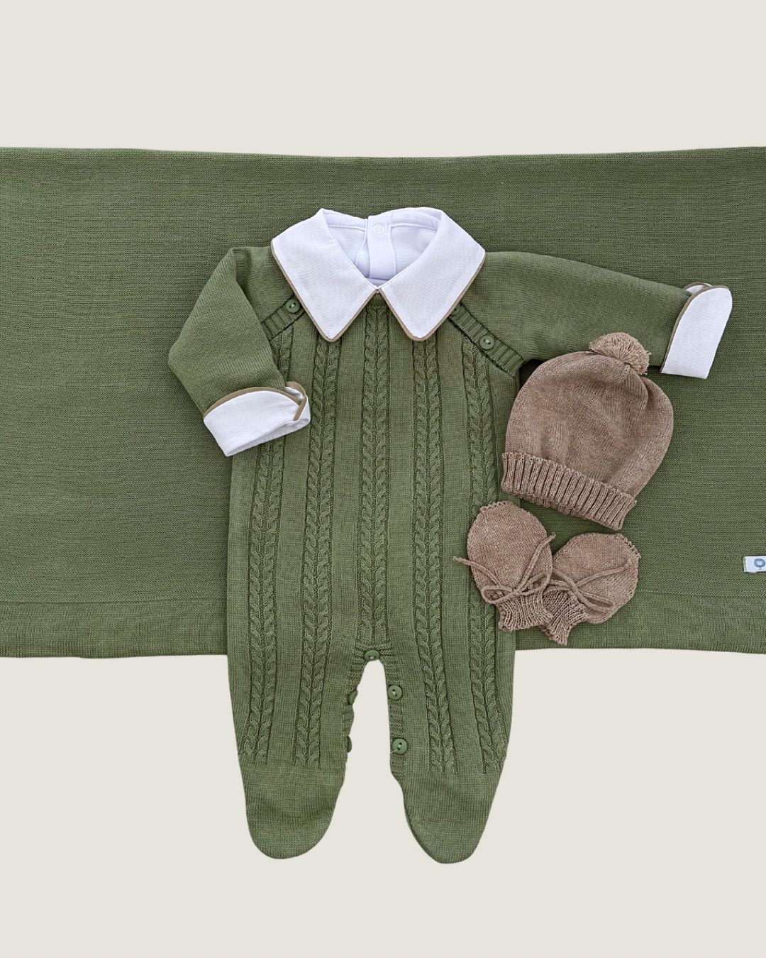 Saída Maternidade Firenze Verde Plantação