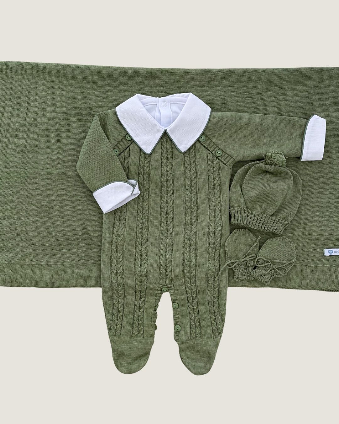 Saída Maternidade Firenze Verde Plantação