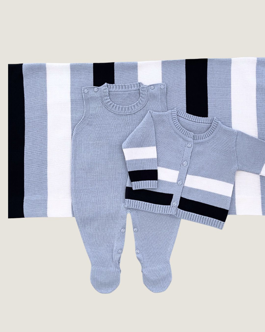 Saída Maternidade Leo Azul Bebê